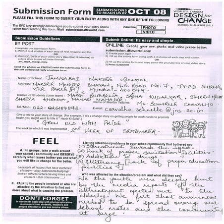 IND-2012-25 Jamnabai Narsee School  Grow Old with pride