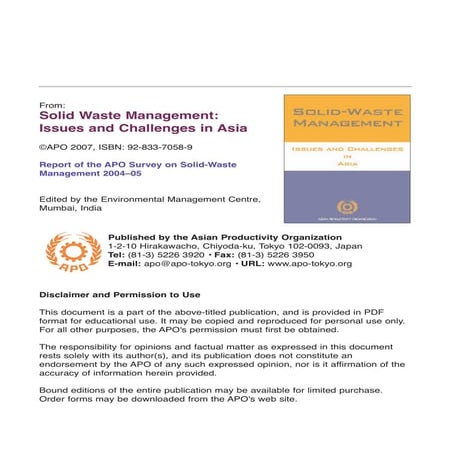 solid waste management