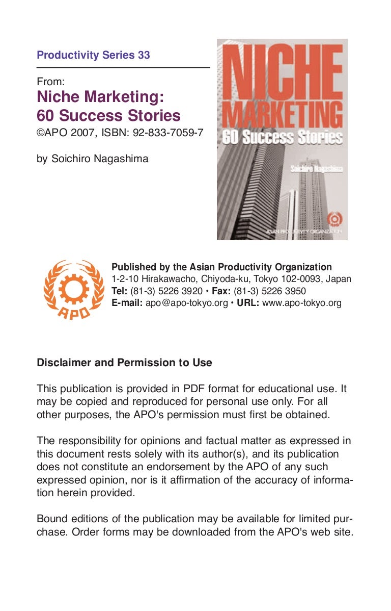 Ind 23-niche marketing