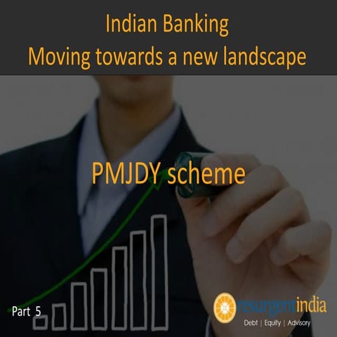 Indian Banking  Moving towards a new landscape - PMJDY scheme - Part - 5