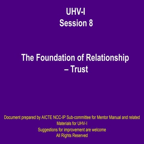 Ind 8 Relationship -Trust Nov 2020.ppthhh