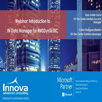 Webinar of IN Data Manager (EN) 18th June 2020