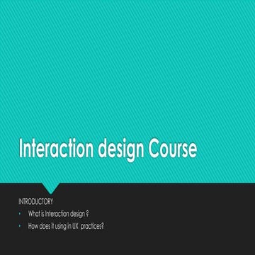 why I called " interaction design " is not "IXD" but "InD"  Ind course