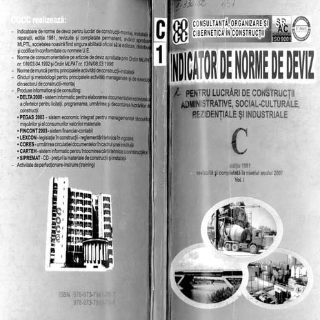 Indicator Norme de Deviz - Technical University "Gh. Asachi" of Iaşi