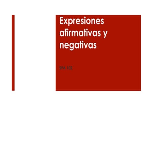 Indef and neg words | PDF