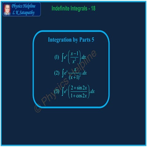 Indefinite Integral 18