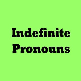 Indefinite pronouns powerpoint