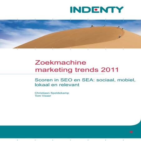Indenty zoekmachine marketing trends 2011