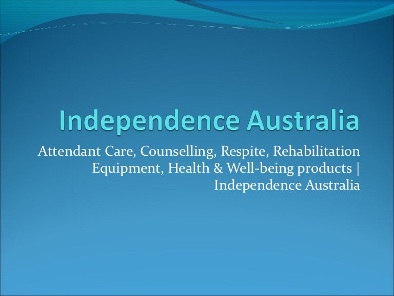 Independence Australia health solutions