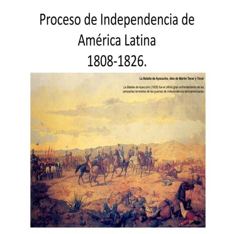 Procesos de independencia de américa latina | PPTX