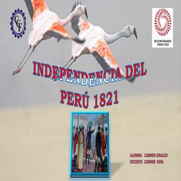 Independencia del perú giraldo