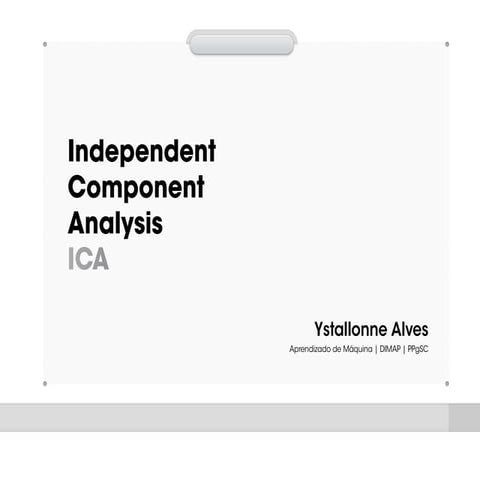 Independent component analysis