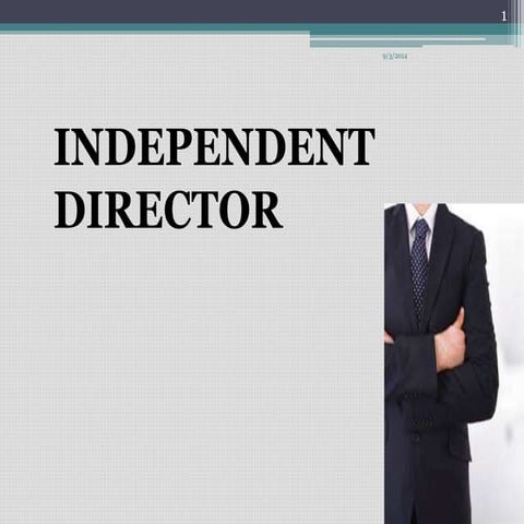 Independent director 