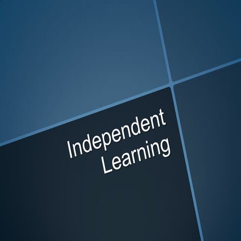 Independent learning eve