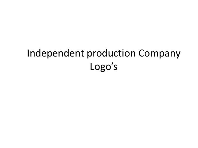Independent production company logos