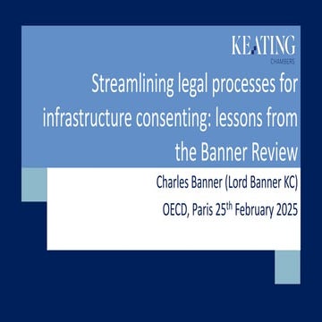 Session 2: Charles Banner - Independent Review of Legal Challenges to Nationa...