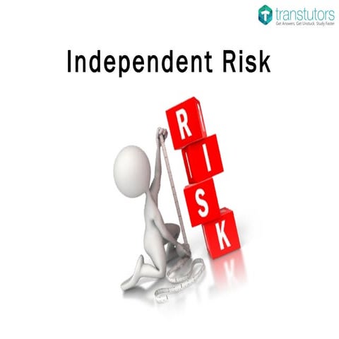 Independent Risk | Finance | PPT