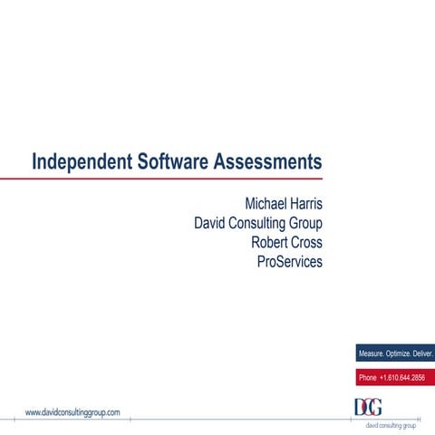 Independent Software Assessments