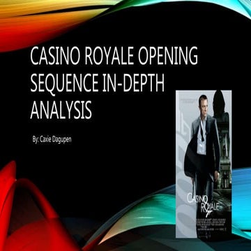 In depth casino royale analysis