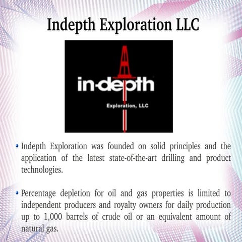 Indepth exploration llc