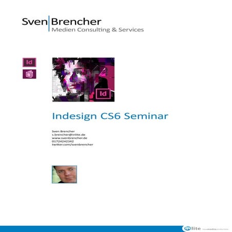 InDesign CS6 Seminar
