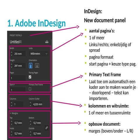 functions on adobe indesign - Arteveldehogeschool | PPT
