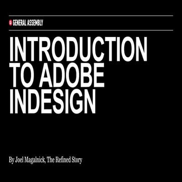 InDesign presentation deck