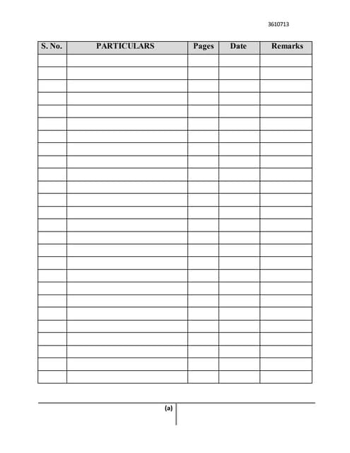 Index file