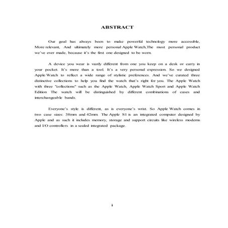 I WATCH REPORT INDEX