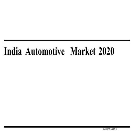 India automotive-market-2020