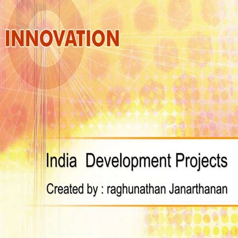 India   development projects