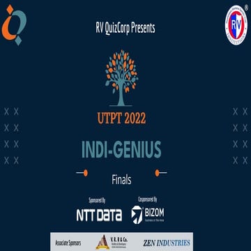 UTPT 2022 India Quiz Finals