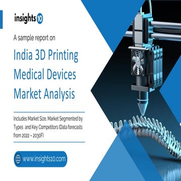India 3D Printing Medical Devices Market Analysis | PDF