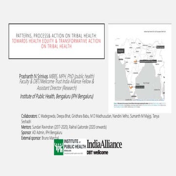 Patterns, process & action on tribal health: Reflections from Towards Health ...