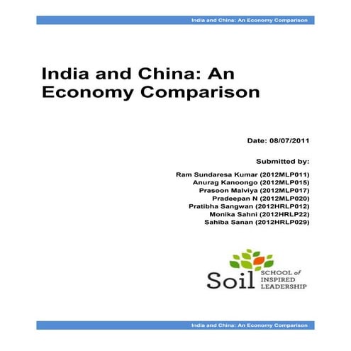 India and China_An Economy Comparison
