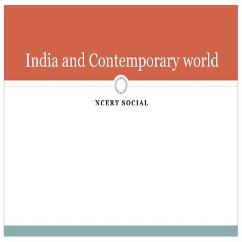 India and contemporary world French revolution
