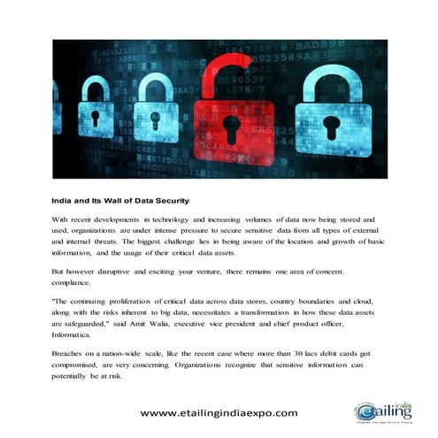 India and its wall of data security