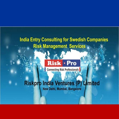 India and sweden strategy brochure 2013 riskpro