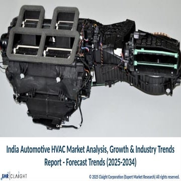 India Automotive HVAC Market Size, Share and Report | 2034 | PPTX