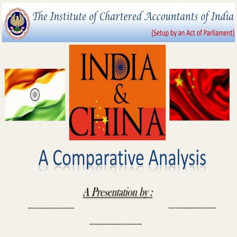 India & China -A Comparative Analysis-YASH JAIN