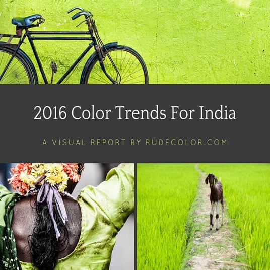 India color trends 2016