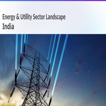 India Energy and Utility Sector Landscape