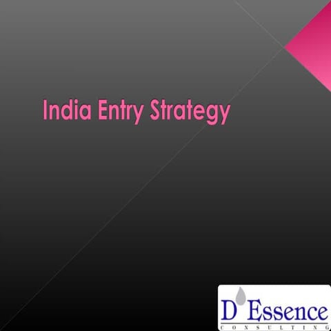 INDIA ENTRY STRATEGY SERVICES FOR MARKETING TO INDIA / SET UP BUISNESS IN IND...
