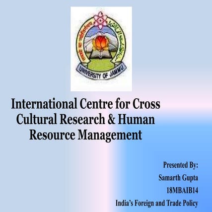 India foreign trade policy 