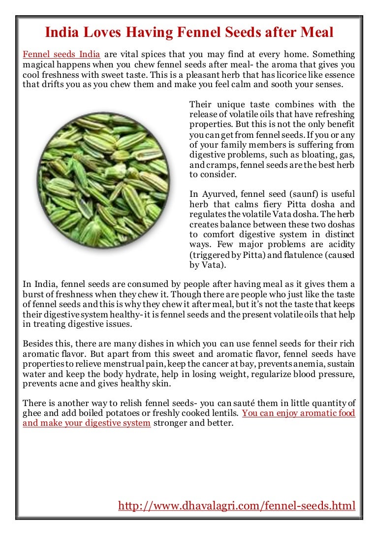 India Loves Having Fennel Seeds after Meal