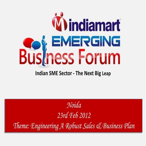 IndiaMART Emerging Business Forum 2011-12 Noida