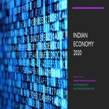 Indian economy-2020