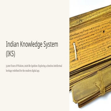 Indian Knowledge Systems (IKS) and Sustainable Development.pptx