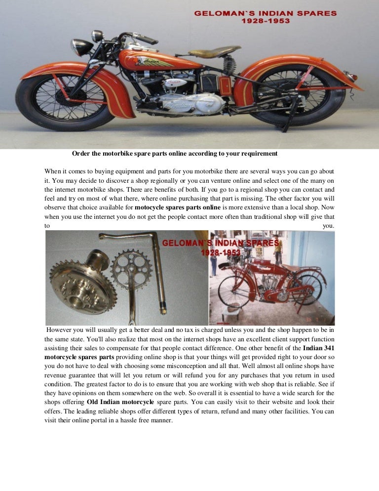 motorbike spare parts online