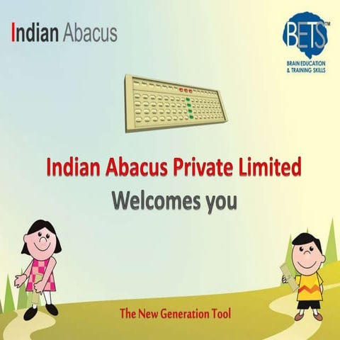 Indian abacus parents presentation of the program